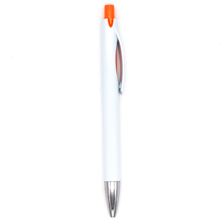 Cheap push plastic ballpoint pen wholesale